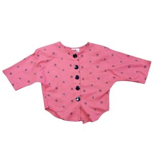 Vintage pink button down shirt size small